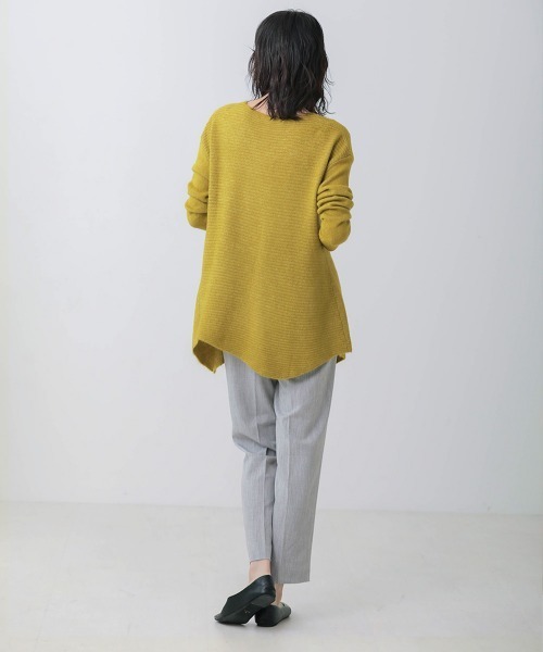 Bou Jeloud(ブージュルード)の「センタープレスストレッチパンツ(その他パンツ・レディース・ライトグレー/ブラック・40/38/36)」の13枚目の写真