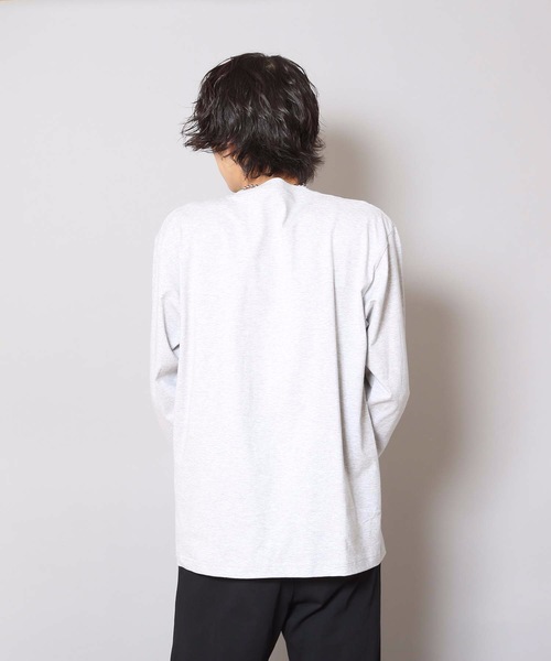 HANES（ヘインズ）の「【HANES/ヘインズ】ＢＥＥＦＹ　Ｌ／Ｓ　ＰＯＣＫ－ＴＥＥ　Ｈ５１９６ 　ビーフィー　ポケット付き　ロンT　無地　ユニセックス（Tシャツ/カットソー・メンズ・ホワイト/グレー/ブラック/ネイビー/チャコールグレー・MEDIUM/LARGE/X-LARGE/SMALL/X-SMALL）」の14枚目の写真
