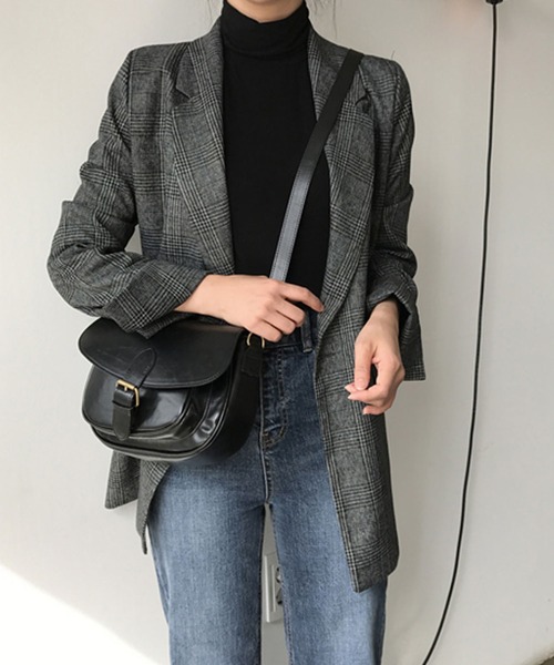 Bifrost（ビフレスト）の「テーラード ロングジャケット（テーラードジャケット・レディース・グレー/ブラウン/ブラウン系その他/グレー系その他/ライトブラウン・FREE）」の10枚目の写真