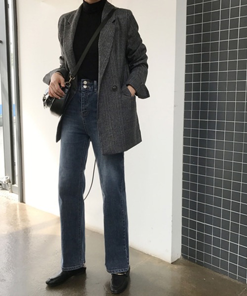 Bifrost（ビフレスト）の「テーラード ロングジャケット（テーラードジャケット・レディース・グレー/ブラウン/ブラウン系その他/グレー系その他/ライトブラウン・FREE）」の14枚目の写真