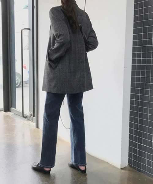 Bifrost（ビフレスト）の「テーラード ロングジャケット（テーラードジャケット・レディース・グレー/ブラウン/ブラウン系その他/グレー系その他/ライトブラウン・FREE）」の13枚目の写真