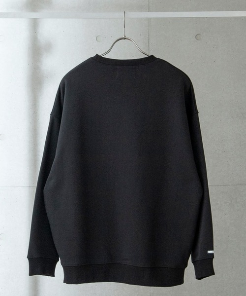 anown(アノン)の「Aim Bullet heavy cotton sweat/エイムバレットヘビーコットンスウェット【ファッションインフルエンサー がらし×anown 限定コラボ】(スウェット・メンズ・ブラック/チャコール・M/L)」の4枚目の写真