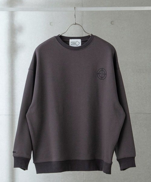 anown(アノン)の「Aim Bullet heavy cotton sweat/エイムバレットヘビーコットンスウェット【ファッションインフルエンサー がらし×anown 限定コラボ】(スウェット・メンズ・ブラック/チャコール・M/L)」の14枚目の写真