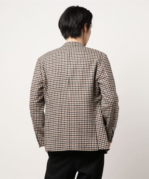 Cricket（クリケット）の「[クリケット1960]  Cricket 1960 英国製生地 ブロンテ バイ ムーン ガンクラブチェック柄 ジャケット（テーラードジャケット・メンズ・ベージュ・LL/M/L）」の11枚目の写真