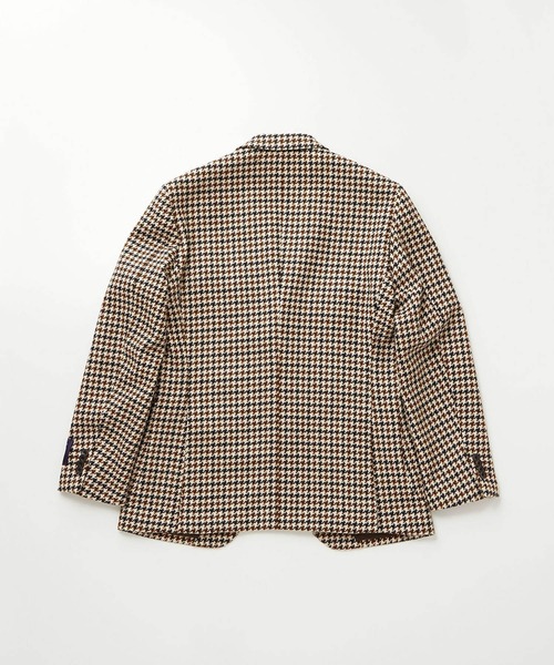 Cricket（クリケット）の「[クリケット1960]  Cricket 1960 英国製生地 ブロンテ バイ ムーン ガンクラブチェック柄 ジャケット（テーラードジャケット・メンズ・ベージュ・LL/M/L）」の6枚目の写真