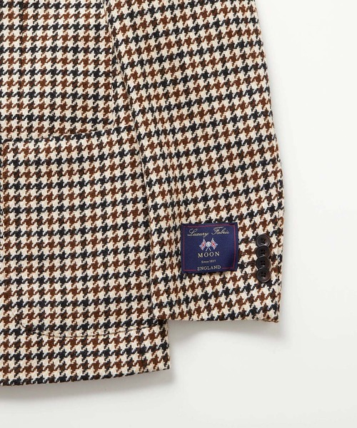 Cricket（クリケット）の「[クリケット1960]  Cricket 1960 英国製生地 ブロンテ バイ ムーン ガンクラブチェック柄 ジャケット（テーラードジャケット・メンズ・ベージュ・LL/M/L）」の2枚目の写真