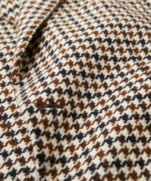 Cricket（クリケット）の「[クリケット1960]  Cricket 1960 英国製生地 ブロンテ バイ ムーン ガンクラブチェック柄 ジャケット（テーラードジャケット・メンズ・ベージュ・LL/M/L）」の12枚目の写真