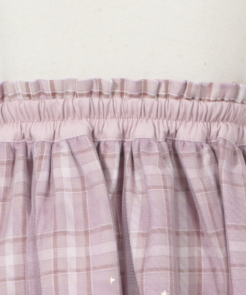 axes femme（アクシーズファム）の「チェック×オーナメント柄ＳＫ（スカート・キッズ・グリーン/ラベンダー・SMALL/MEDIUM/LARGE/X-LARGE/XX-LARGE）」の20枚目の写真