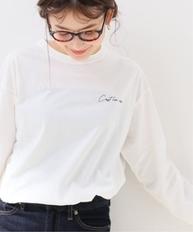 SLOBE IENA | 刺繍ロンTEE【手洗い可能】◆(Tシャツ/カットソー)