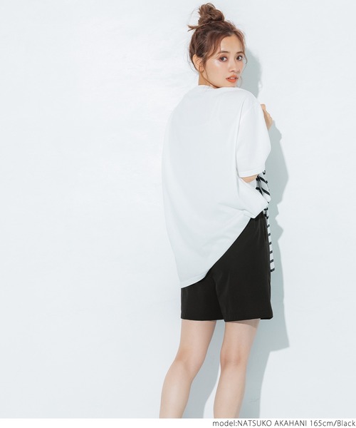 coca（coca）（コカ）の「ストレッチショートパンツ（その他パンツ・レディース・ブラック/ベージュ・ONE SIZE）」の8枚目の写真