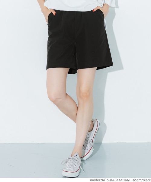 coca（coca）（コカ）の「ストレッチショートパンツ（その他パンツ・レディース・ブラック/ベージュ・ONE SIZE）」の10枚目の写真