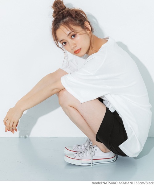 coca（coca）（コカ）の「ストレッチショートパンツ（その他パンツ・レディース・ブラック/ベージュ・ONE SIZE）」の11枚目の写真