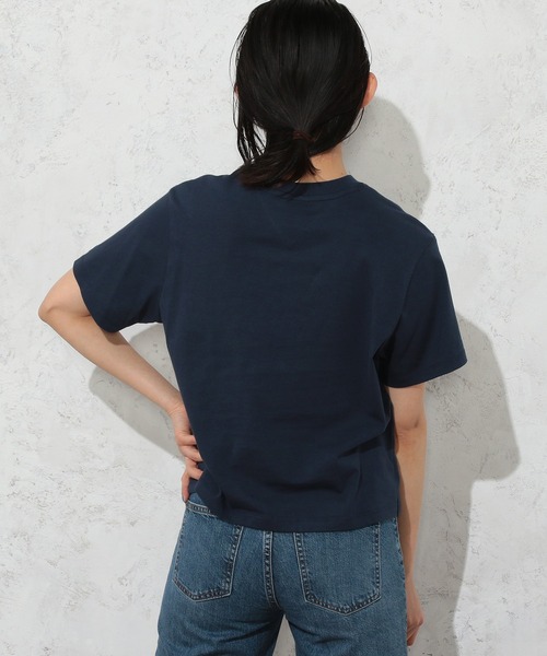 tommy jeans（トミー ジーンズ）の「ロゴエンブロイダリーＴシャツ（Tシャツ/カットソー・レディース・ホワイト/ネイビー/ブルー/ブラック/ピンク/ライトブルー・SMALL/MEDIUM/LARGE/X-SMALL）」の11枚目の写真