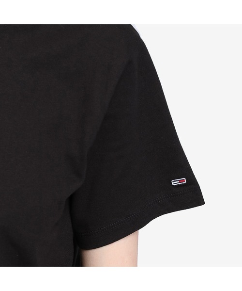 tommy jeans（トミー ジーンズ）の「ロゴエンブロイダリーＴシャツ（Tシャツ/カットソー・レディース・ホワイト/ネイビー/ブルー/ブラック/ピンク/ライトブルー・SMALL/MEDIUM/LARGE/X-SMALL）」の17枚目の写真