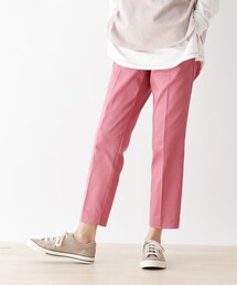 SHOO・LA・RUE | 【SS-4L/標準丈/3Dスキャン】サテンスティックパンツ(その他パンツ)