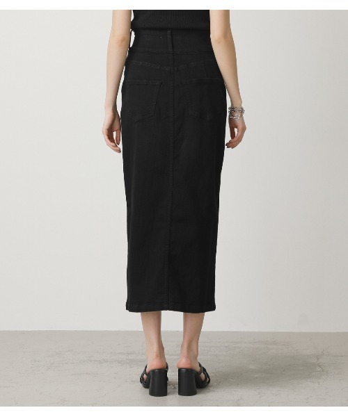 マウジー　クロスウエストデニム　ライトブルー CROSS WAIST WIDE STRAIGHT（デニムパンツ）｜MOUSSY（マウジー