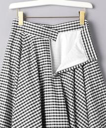 マディソンブルーフレア　スカート 黒白チェック柄 MADISON BLUE（マディソンブルー）の「＜MADISON BLUE（マディソン