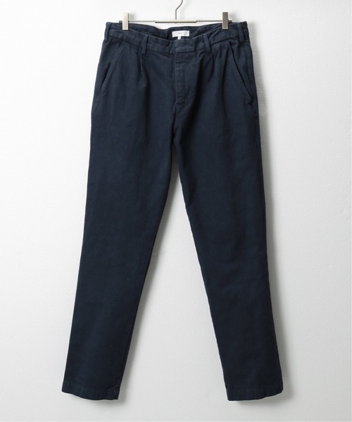 SAVE KHAKI UNITED(セーブカーキユナイテッド)の「【SAVE KHAKI UNITED】HERRINGBONE PLETED TROUSER(その他パンツ・メンズ・チャコールグレー/ネイビー・34/32/30/28)」の2枚目の写真