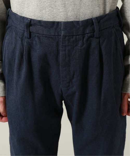 SAVE KHAKI UNITED(セーブカーキユナイテッド)の「【SAVE KHAKI UNITED】HERRINGBONE PLETED TROUSER(その他パンツ・メンズ・チャコールグレー/ネイビー・34/32/30/28)」の9枚目の写真