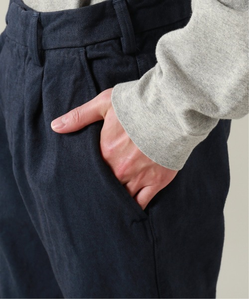 SAVE KHAKI UNITED(セーブカーキユナイテッド)の「【SAVE KHAKI UNITED】HERRINGBONE PLETED TROUSER(その他パンツ・メンズ・チャコールグレー/ネイビー・34/32/30/28)」の18枚目の写真