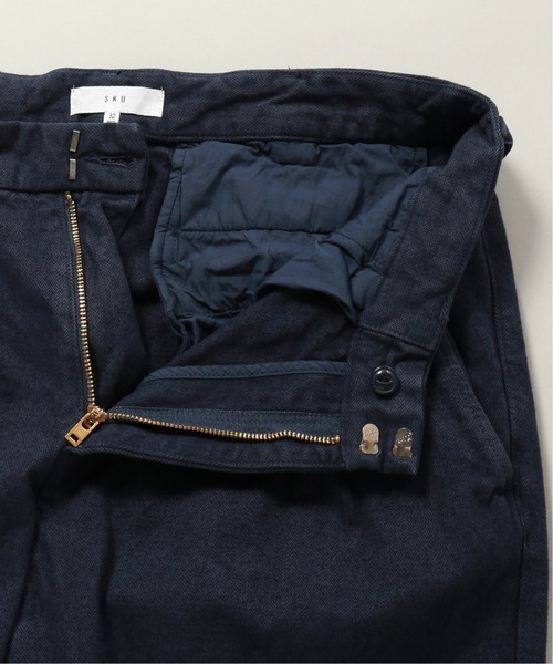 SAVE KHAKI UNITED(セーブカーキユナイテッド)の「【SAVE KHAKI UNITED】HERRINGBONE PLETED TROUSER(その他パンツ・メンズ・チャコールグレー/ネイビー・34/32/30/28)」の12枚目の写真