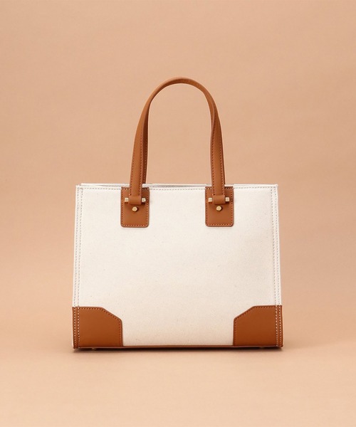 Samantha Thavasa(サマンサタバサ)の「サマンサドゥジュール 小サイズ(トートバッグ・レディース・ブラック/アイボリー/キャメル/ダークブルー・FREE)」の6枚目の写真