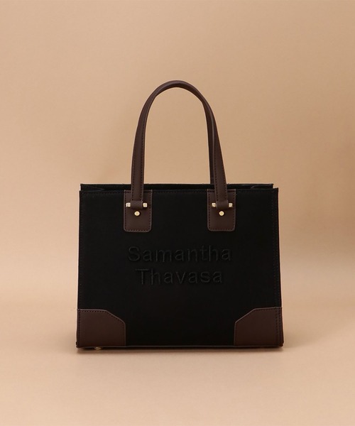 Samantha Thavasa(サマンサタバサ)の「サマンサドゥジュール 小サイズ(トートバッグ・レディース・ブラック/アイボリー/キャメル/ダークブルー・FREE)」の12枚目の写真