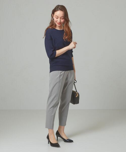 THE STATION STORE(ザ ステーション ストア)の「<closet story>□イージー タック テーパードパンツ -手洗い可能-(その他パンツ・レディース・ライトブルー/ブラック・FREE)」の11枚目の写真