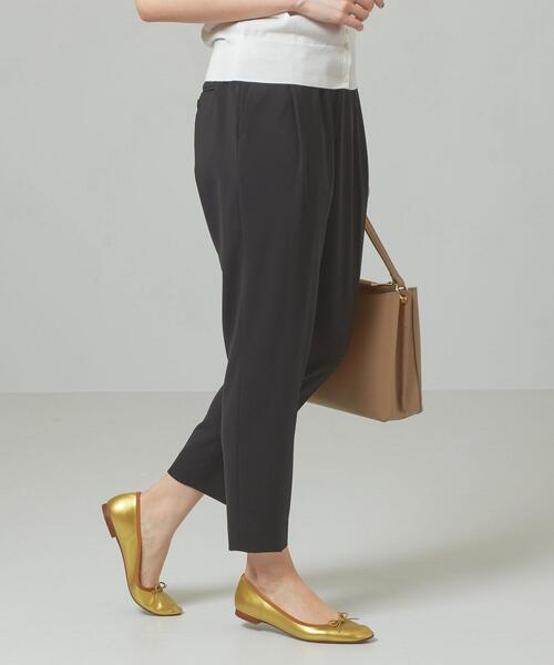 THE STATION STORE(ザ ステーション ストア)の「<closet story>□イージー タック テーパードパンツ -手洗い可能-(その他パンツ・レディース・ライトブルー/ブラック・FREE)」の9枚目の写真