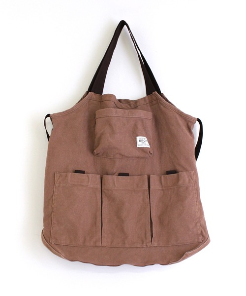 URCH RNA（アーチ アールエヌエー）の「E4766 ２ＷＡＹエプロンバッグ【URCH】（ショルダーバッグ・レディース・ベージュ/ブラウン/オリーブ/グリーン/ライトブラウン/キナリ・FREE）」の2枚目の写真