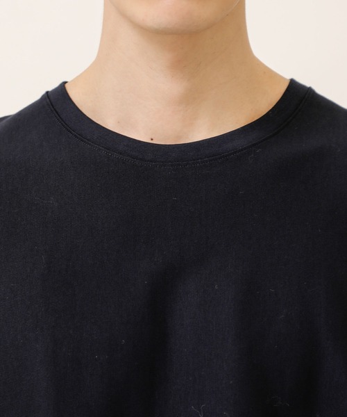 soe(ソーイ)の「【soe】ROUND HEM TALL TEE(Tシャツ/カットソー・メンズ・ブラック/パープル/ブルー/グレー/ネイビー/ライトベージュ・1/2/0/3)」の12枚目の写真