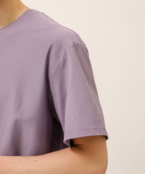 soe(ソーイ)の「【soe】ROUND HEM TALL TEE(Tシャツ/カットソー・メンズ・ブラック/パープル/ブルー/グレー/ネイビー/ライトベージュ・1/2/0/3)」の21枚目の写真