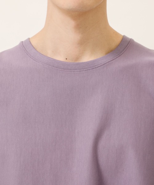 soe(ソーイ)の「【soe】ROUND HEM TALL TEE(Tシャツ/カットソー・メンズ・ブラック/パープル/ブルー/グレー/ネイビー/ライトベージュ・1/2/0/3)」の18枚目の写真