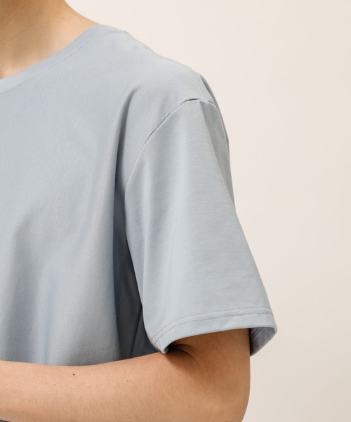 soe(ソーイ)の「【soe】ROUND HEM TALL TEE(Tシャツ/カットソー・メンズ・ブラック/パープル/ブルー/グレー/ネイビー/ライトベージュ・1/2/0/3)」の15枚目の写真