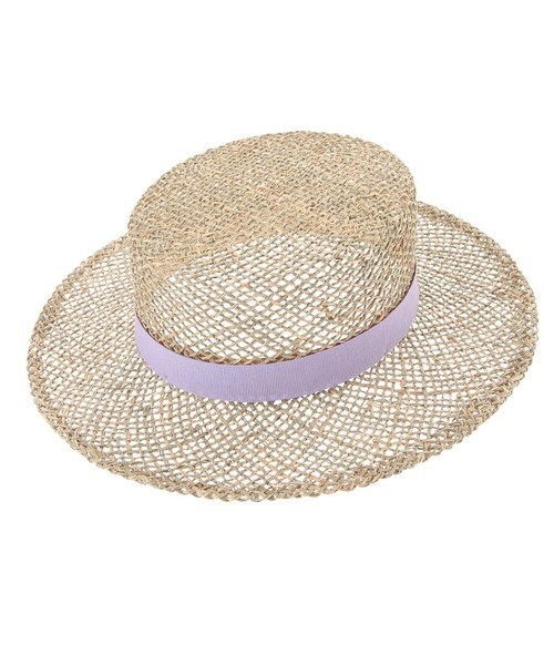 The Virgnia（ザ ヴァージニア）の「【Santelli Francesca】リボンカンカン帽（ハット・レディース・ラベンダー・FREE）」の5枚目の写真