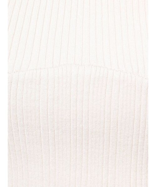 MERCURYDUO(マーキュリーデュオ)の「ビスチェ風コンパクトランダムリブニット(ニット/セーター・レディース・ブラック/オフホワイト/イエロー/グリーン・FREE)」の18枚目の写真