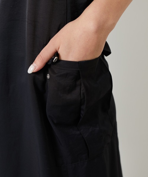 AZUL ENCANTO（アズールエンカント）の「ワークポケットジャンパースカート（ジャンパースカート・レディース・ブラック/カーキ・FREE）」の19枚目の写真