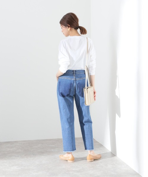 SLOBE IENA（スローブイエナ）の「刺繍ロンTEE【手洗い可能】◆（Tシャツ/カットソー・レディース・サックスブルー/ホワイト/ベージュ・FREE）」の9枚目の写真