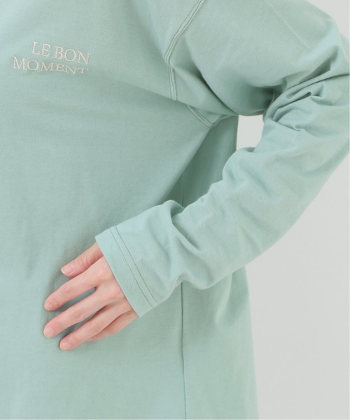 SLOBE IENA（スローブイエナ）の「刺繍ロンTEE【手洗い可能】◆（Tシャツ/カットソー・レディース・サックスブルー/ホワイト/ベージュ・FREE）」の13枚目の写真