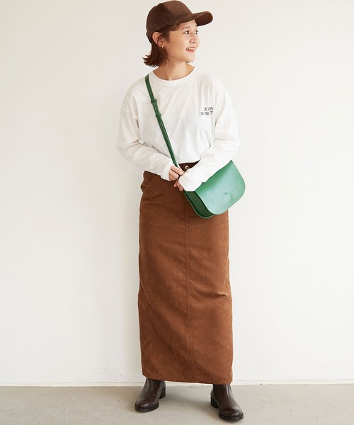 SLOBE IENA（スローブイエナ）の「刺繍ロンTEE【手洗い可能】◆（Tシャツ/カットソー・レディース・サックスブルー/ホワイト/ベージュ・FREE）」の22枚目の写真