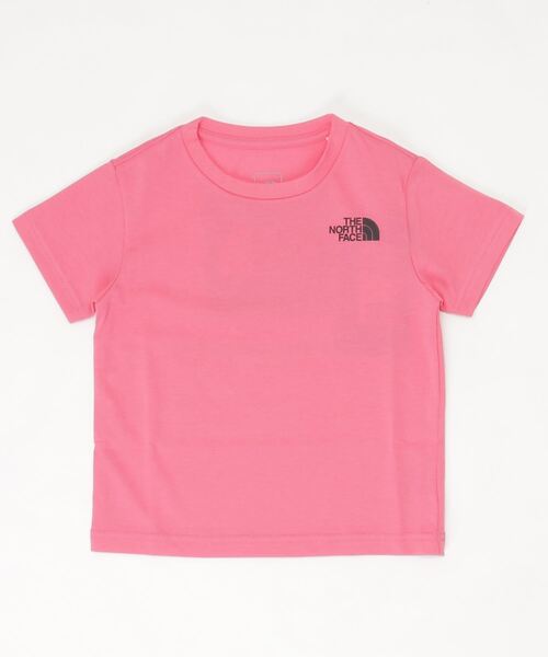 THE NORTH FACE（ザノースフェイス）の「ザ ノース フェイス THE NORTH FACE S/S Square Logo Tee(ショートスリーブスクエアロゴティー)（Tシャツ/カットソー・キッズ・ホワイト/ブラック/ブラウン/ピンク・110cm/100cm/120cm/130cm/140cm/150cm）」の4枚目の写真