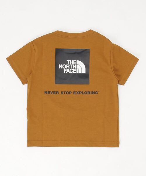THE NORTH FACE（ザノースフェイス）の「ザ ノース フェイス THE NORTH FACE S/S Square Logo Tee(ショートスリーブスクエアロゴティー)（Tシャツ/カットソー・キッズ・ホワイト/ブラック/ブラウン/ピンク・110cm/100cm/120cm/130cm/140cm/150cm）」の6枚目の写真
