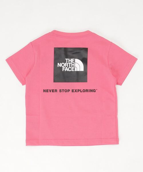 THE NORTH FACE（ザノースフェイス）の「ザ ノース フェイス THE NORTH FACE S/S Square Logo Tee(ショートスリーブスクエアロゴティー)（Tシャツ/カットソー・キッズ・ホワイト/ブラック/ブラウン/ピンク・110cm/100cm/120cm/130cm/140cm/150cm）」の5枚目の写真