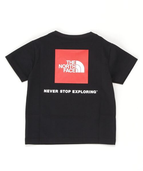 THE NORTH FACE（ザノースフェイス）の「ザ ノース フェイス THE NORTH FACE S/S Square Logo Tee(ショートスリーブスクエアロゴティー)（Tシャツ/カットソー・キッズ・ホワイト/ブラック/ブラウン/ピンク・110cm/100cm/120cm/130cm/140cm/150cm）」の8枚目の写真