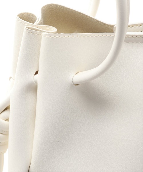 Simplicite（サンプリシテ）の「サイドノットショルダーBAG（ショルダーバッグ・レディース・ブラック/ブラウン系その他/ホワイト・FREE）」の4枚目の写真