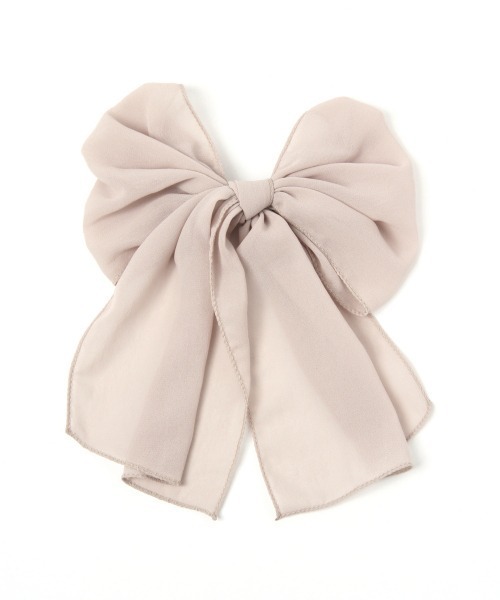 Me%（ミィパーセント）の「BIGリボンクリップ（バレッタ/ヘアクリップ・レディース・チャコールグレー/ブラック/ダークブラウン/ベージュ/ホワイト/ブラウン/ホワイト系その他/ピンク系その他/ブルー系その他・FREE）」の7枚目の写真