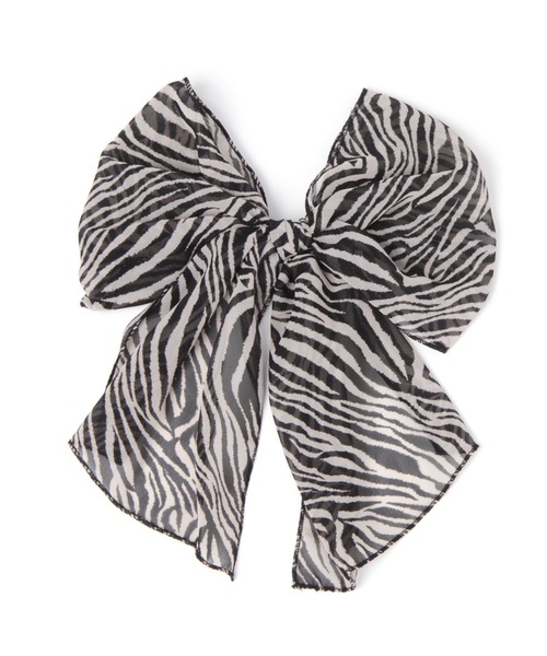 Me%（ミィパーセント）の「BIGリボンクリップ（バレッタ/ヘアクリップ・レディース・チャコールグレー/ブラック/ダークブラウン/ベージュ/ホワイト/ブラウン/ホワイト系その他/ピンク系その他/ブルー系その他・FREE）」の2枚目の写真