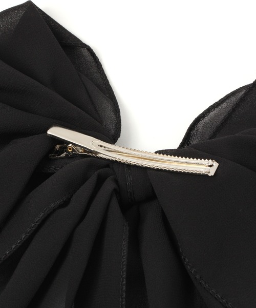 Me%（ミィパーセント）の「BIGリボンクリップ（バレッタ/ヘアクリップ・レディース・チャコールグレー/ブラック/ダークブラウン/ベージュ/ホワイト/ブラウン/ホワイト系その他/ピンク系その他/ブルー系その他・FREE）」の22枚目の写真