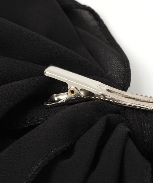 Me%（ミィパーセント）の「BIGリボンクリップ（バレッタ/ヘアクリップ・レディース・チャコールグレー/ブラック/ダークブラウン/ベージュ/ホワイト/ブラウン/ホワイト系その他/ピンク系その他/ブルー系その他・FREE）」の21枚目の写真