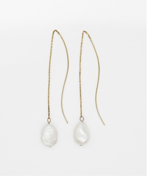 ISS（イズ）の「ISS:バロックパールアメリカンピアス（ピアス（両耳用）・レディース・ゴールド・FREE）」の2枚目の写真